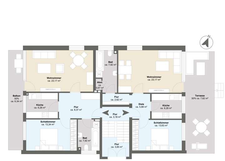 Grundriss - Erdgeschoss