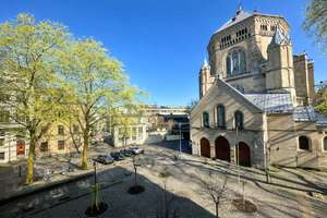 Etagenwohnung mit Blick auf das Gereonskloster