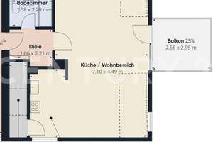 Traumhafte 2ZKB Maisonette - Wohnung mit Balkon in ruhiger Lage von Saarbrücken - Malstatt – Die vollständige Adresse der Immobilie erhältst du vom Anbieter., 66113 Malstatt, Saarbrücken – Vorschaubild 33