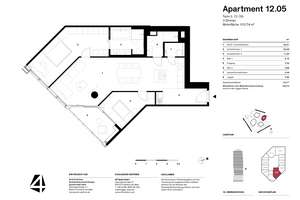 FOUR: möblierte 3-ZimmerWohnung mit Süd-Loggia – Junghofstr. 5, 60315 Innenstadt, Frankfurt am Main – Vorschaubild 7