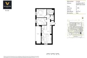 3-Zimmer: Clever und smart! Ideal für ein Paar oder Kleinfamilie! – Schöfferstraße 21, 64295 Darmstadt-West, Darmstadt – Vorschaubild 9