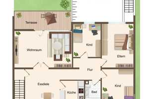 Exklusives Wohnen: Flexibilität pur mit eigenem Souterrain, diskretem Garten und Doppelgarage! – Köln – Vorschaubild 2