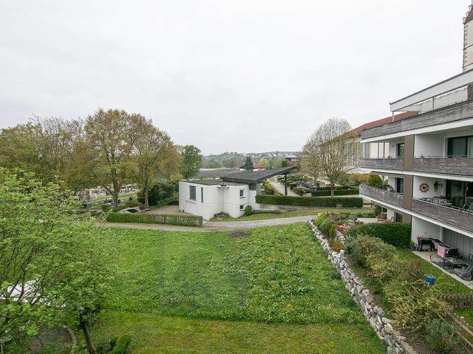 Aussicht vom Balkon