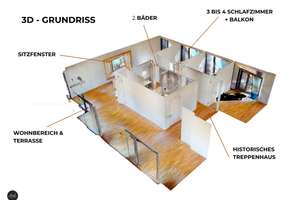 Architektur-Highlight am Mauerstreifen: Balkone, Sichtbeton, Privatsphäre & Weitblick – Die vollständige Adresse der Immobilie erhältst du vom Anbieter., 10435 Mitte (Ortsteil), Berlin – Vorschaubild 71