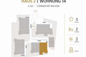 Moderne, barrierefreie 3-Zimmer-Neubauwohnung mit Balkon – Die vollständige Adresse der Immobilie erhältst du vom Anbieter., 79423 Heitersheim – Vorschaubild 7