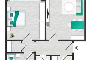 Großzügige moderne 3-Zimmer-Wohnung mit Balkon – Helgoländer Straße 63, 25746 Heide – Vorschaubild 8