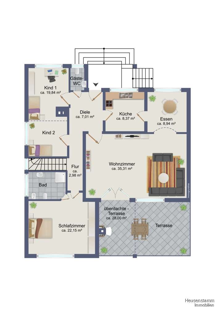 Grundriss - Erdgeschoss
