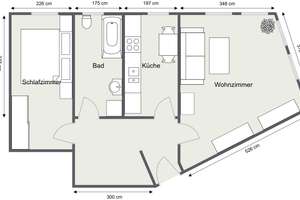 Zwei-Raumwohnung mit TG-Stellplatz und  Aufzug – Sophienstraße  7, 9130 Sonnenberg, Chemnitz – Vorschaubild 14