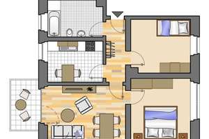 3-Zimmer-Wohnung in Gelsenkirchen Erle – Klockenbrink 5, 45891 Erle, Gelsenkirchen – Vorschaubild 3