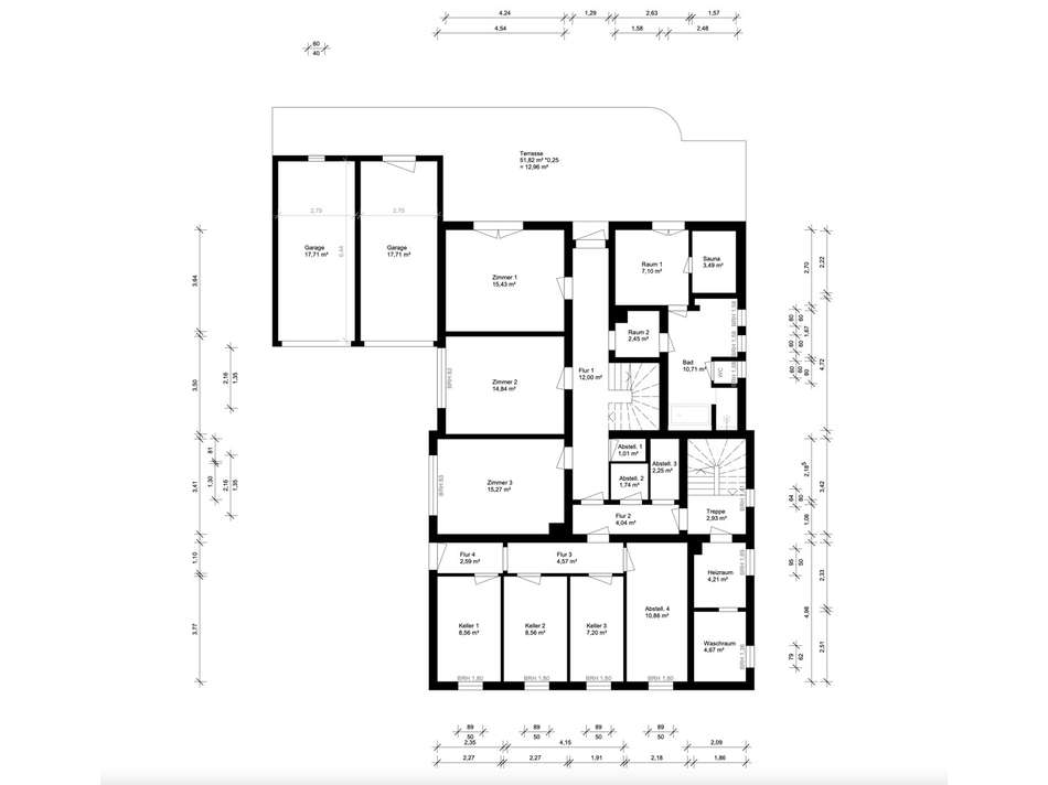 Grundriss UG/Souterrain