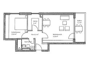 Hell & modern mit großem Balkon in ruhiger Lage an der U6 Klinikum Großhadern – Max-Lebsche-Platz 38, 81377 Großhadern, München – Vorschaubild 14