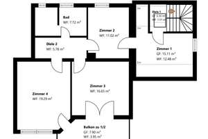 Ideal für 2 Familien, kurzfristig bezugsfrei: Doppelhaus mit großem Gartengrundstück in Gauting,  – Die vollständige Adresse der Immobilie erhältst du vom Anbieter., 82131 Gauting – Vorschaubild 27