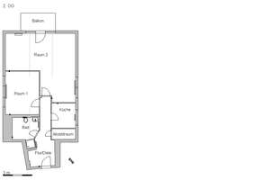 Nahe Rheinaue, großzügig geschnittene 2 Zimmer-Komfortwohnung – Königswinterer Str.  364, 53227 Ramersdorf, Bonn – Vorschaubild 3