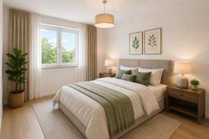 Helle, grüne, ruhige 4-Zimmer-Penthouse-Wohnung mit Balkon im Sonnen Park - Bogenhausen – Wesendonkstraße 15a, 81925 Oberföhring, München – Vorschaubild 5