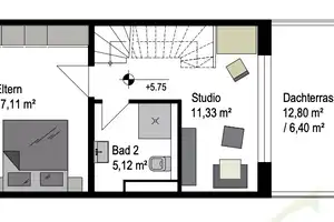 Exklusives, neuwertiges 5-Zimmer-Reihenhaus mit lux. Innenausstattung und EBK – Rothkelchenweg 28, 65205 Wiesbaden – Vorschaubild 11