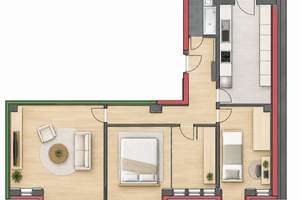 Zentrale, ruhige und helle Wohnung mit Balkon – 68161 Innenstadt/Jungbusch, Mannheim – Vorschaubild 11