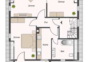 Helle 3-Zimmer-Wohnung in Stuttgart-Wangen! – Die vollständige Adresse der Immobilie erhältst du vom Anbieter., 70327 Wangen, Stuttgart – Vorschaubild 2
