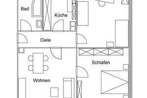 Gepflegte 3-Zi. Dachgeschoss Wohnung Nürnberg - Nibelungenviertel / Wohnung mieten – Die vollständige Adresse der Immobilie erhältst du vom Anbieter., 90461 Glockenhof, Nürnberg – Vorschaubild 9