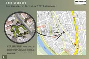 2 Wohnungen nebeneinander ( 2+3 Zim.) = 5 Zimmer Neubauwohnung, 
Bezug Ende 2027, 1.OG, Lift,Garage – Die vollständige Adresse der Immobilie erhältst du vom Anbieter., 97072 Sanderau, Würzburg – Vorschaubild 2
