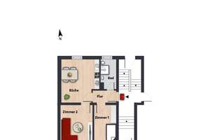 Gemütliche Citywohnung // EG links – Heinrich-Heine-Str. 13, 38440 Stadtmitte (Ortsteil), Wolfsburg – Vorschaubild 5