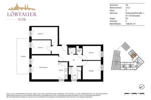 Viel Platz zum Leben: Moderne 5-Zimmer-Wohnung mit Terrasse – Eichendorffstraße 1, 1159 Löbtau-Nord, Dresden – Vorschaubild 11