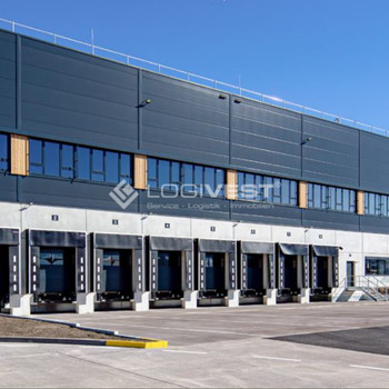 Moderne WGK-3 Logistikhalle nahe Airport Düsseldorf Möchengladbach / DGNB-Platin