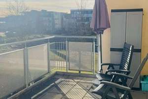 2,5 Zimmer- Galerie-Wohnung mit großem Balkon, EBK & Kamin, NU-Wiley