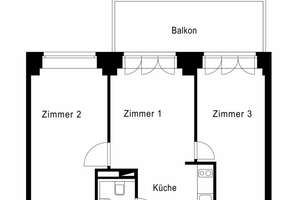 Sunny Living: Helle 2-Zimmer-Wohnung mit Balkon – provisionsfrei – Platz des 4. Juli 6, 14167 Lichterfelde, Berlin – Vorschaubild 10