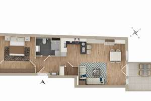 Sicher investieren – Neubauwohnung zentral in Stadtnähe – Die vollständige Adresse der Immobilie erhältst du vom Anbieter., 76185 Mühlburg, Karlsruhe – Vorschaubild 3