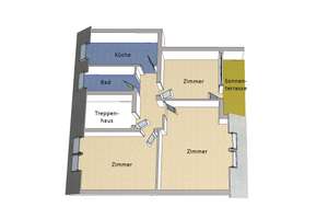 IMMOBERLIN.DE - Frisch sanierte Dachgeschosswohnung mit Sonnenterrasse in gefragter Steglitzer Lage – Die vollständige Adresse der Immobilie erhältst du vom Anbieter., 12167 Steglitz, Berlin – Vorschaubild 7