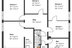 Sofort wohlfühlen: 7-Zi.-EFH mit Garten, Garage und Carportstellplatz in Kolbermoor – Die vollständige Adresse der Immobilie erhältst du vom Anbieter., 83059 Kolbermoor – Vorschaubild 13
