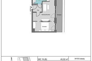 Stilvolle 2-Zimmer-Neubauwohnung mit großzügiger Dachterrasse im Zentrum – Kreuzstraße 27, 4103 Zentrum-Ost, Leipzig – Vorschaubild 8