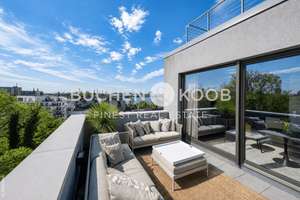 Modernes Maisonette-Penthouse mit Dachterrasse und Alsterblick in HH-Hohenfelde/Uhlenhorst