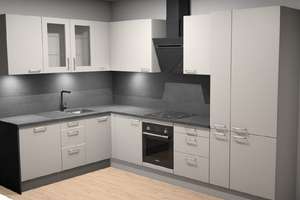 Exklusive 2‑Zimmer‑Wohnung mit schließbarer Loggia, Parkett & Designküche – Erstbezug Darmstdt‑Mitte – Eschollbrücker Straße 12, 64295 Mitte, Darmstadt – Vorschaubild 9