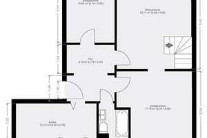 4-Zimmer-Maisonette in denkmalgeschütztem Haus / neues Bad + neue Küche / von privat – Die vollständige Adresse der Immobilie erhältst du vom Anbieter., 41061 Gladbach, Mönchengladbach – Vorschaubild 12