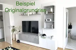 2-Zi-Wohnung, große Küche u. Loggia im Grünen – Potsdamer Weg 7, 68309 Mannheim – Vorschaubild 10