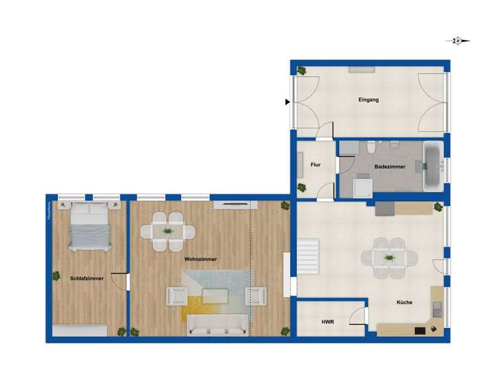 Grundriss Erdgeschoss 