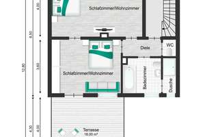 Außergewöhnliches Reiheneckhaus mit Pool, Dachterrassen-Potenzial und separatem Apartment – Virchowstr 82, 47805 Dießem/Lehmheide, Krefeld – Vorschaubild 16