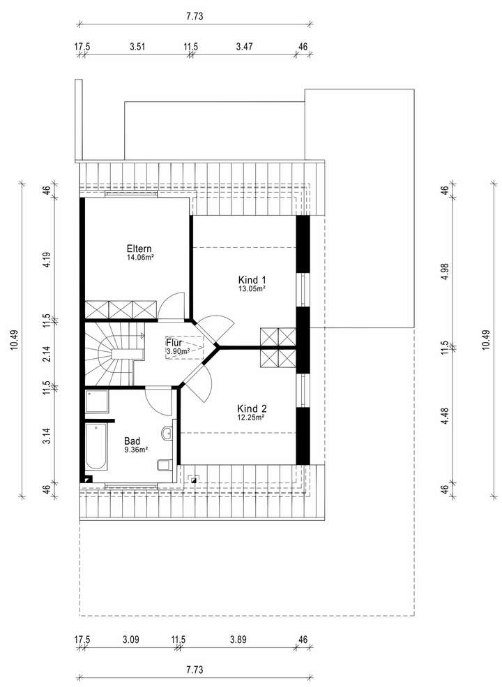 Grundriss Dachgeschoss