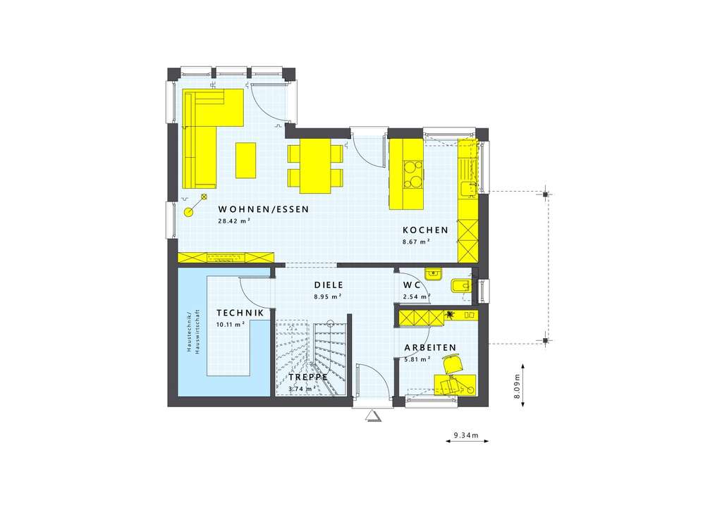 Immobilie in Kalbe (Milde) - Einfamilienhaus, 2 Kinderzimmer, Küche, Home-Office, Grundstück - Bild 1