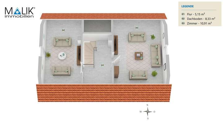 Grundriss Dachgeschoss