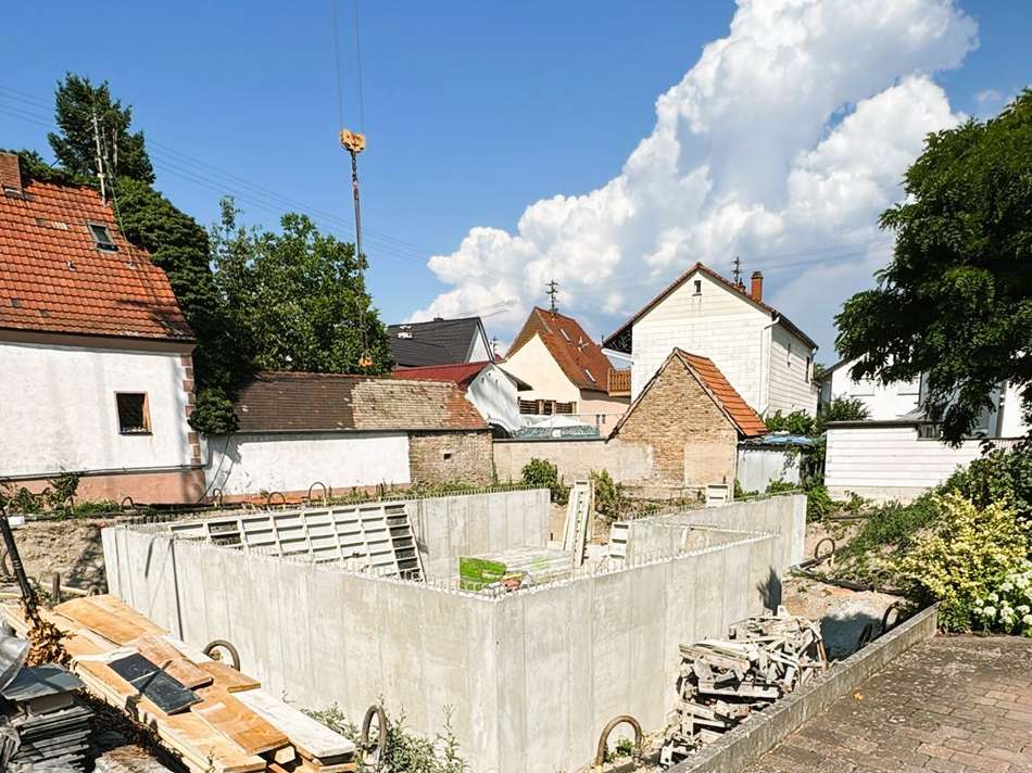 Baufortschritt.