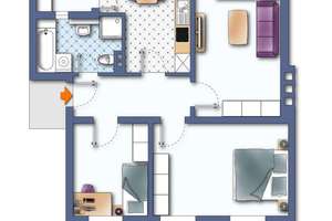 Bald bezugsfrei! Großzügig geschnittene 3-Zimmer-Wohnung mit hofseitigem Südbalkon und Stellplatz – Die vollständige Adresse der Immobilie erhältst du vom Anbieter., 1219 Leubnitz-Neuostra, Dresden – Vorschaubild 12