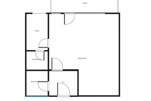 Frisch renoviert in Freimann: Helle 1-Zimmer-Wohnung mit Balkon und Einbauküche – Burmesterstr. 8, 80939 Freimann, München – Vorschaubild 8