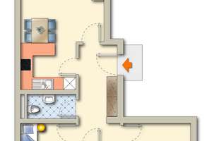 Vermietete 3-Zimmerwohnung mit zwei Balkonen – Sauerbruchstraße 54 a, 81377 Großhadern, München – Vorschaubild 6
