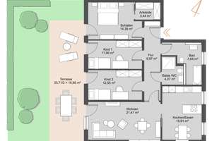 Hochwertig ausgestattete Gartenwohnung in ruhiger Lage – Die vollständige Adresse der Immobilie erhältst du vom Anbieter., 81825 Waldtrudering, München – Vorschaubild 24