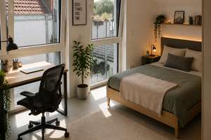 Moderne 2er-WG im Neubau – Voll möbliert | Erstbezug | Internet & Strom inklusive – Die vollständige Adresse der Immobilie erhältst du vom Anbieter., 48161 Roxel, Münster – Vorschaubild 5