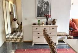 Blick aus Wohnen in Diele