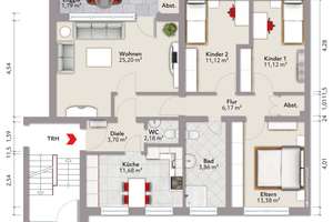 Renovierte 4-Zimmer-Erdgeschosswohnung mit Balkon in beliebter Wohngegend – Hegerskamp 35, 48155 Mauritz-Ost, Münster – Vorschaubild 10