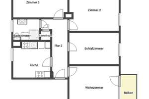 Kapitalanlage – Vermietete 4-Zi.-Whg. mit Tageslichtbad & Balkon in C.-Reichenbrand – Die vollständige Adresse der Immobilie erhältst du vom Anbieter., 9117 Reichenbrand, Chemnitz – Vorschaubild 9